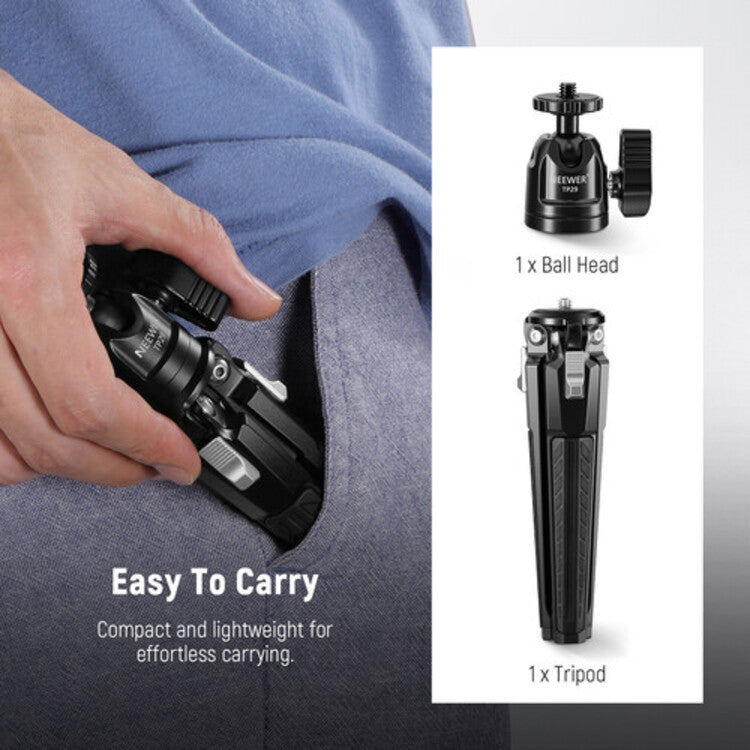 NEEWER TP29 Mini Desk Tripod with Ball Head