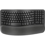 Logitech Wave Keys Wireless Ergonomic Keyboard (Graphite)