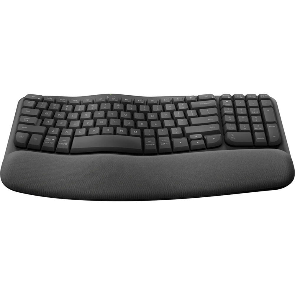 Logitech Wave Keys Wireless Ergonomic Keyboard (Graphite)
