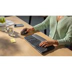 Logitech Wave Keys Wireless Ergonomic Keyboard (Graphite)
