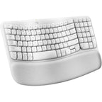 Logitech Wave Keys Wireless Ergonomic Keyboard (Off White)