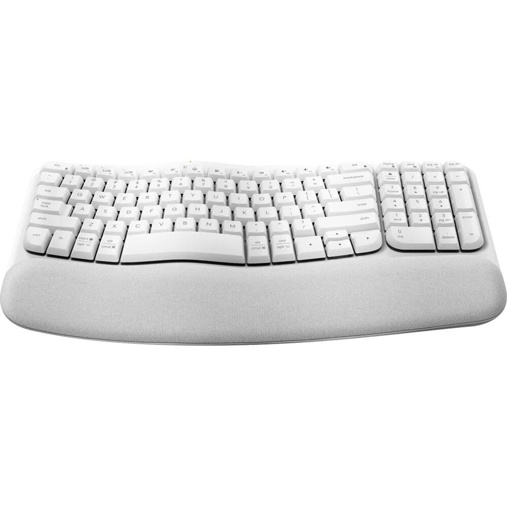 Logitech Wave Keys Wireless Ergonomic Keyboard (Off White)