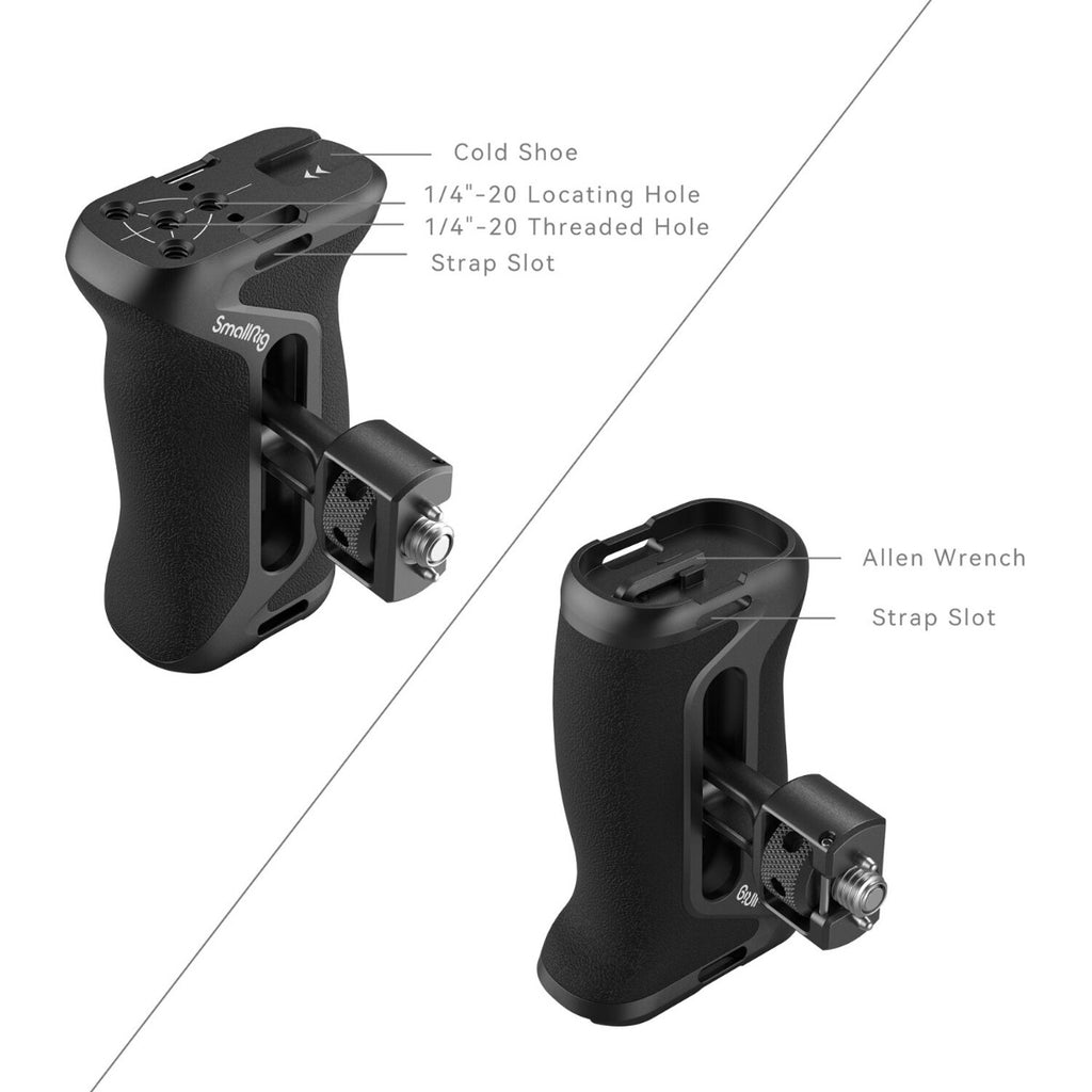 SmallRig Side Handle with Two-in-One Locating Screw 4346