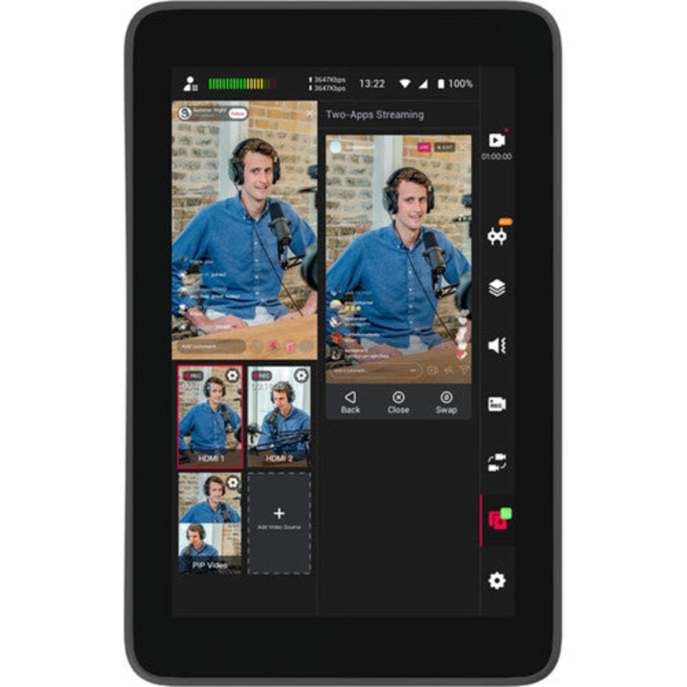 Open Box YoloLiv YoloBox Ultra Streamer Multicamera Encoder/ Switcher/Monitor & Recorder