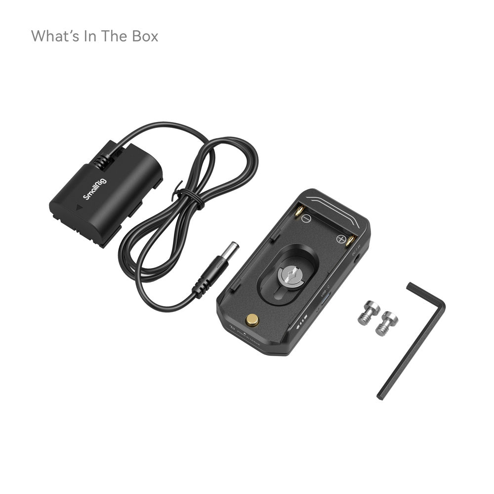 SmallRig NP-F Battery Adapter Mount Plate Kit for Canon EOS R5 / R5C and BMPCC 4K / 6K /