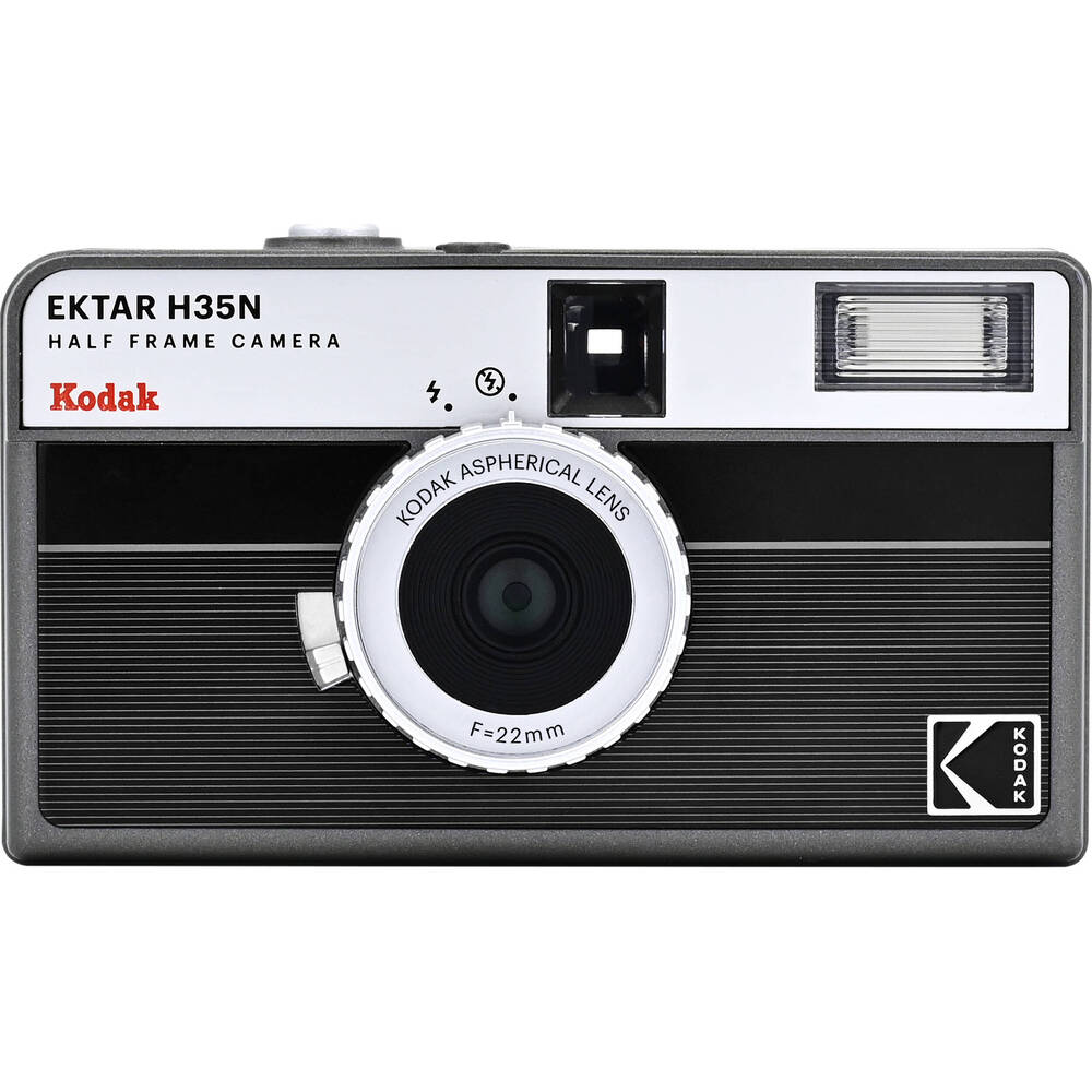 Kodak Ektar H35N Half Frame Camera - Striped Black
