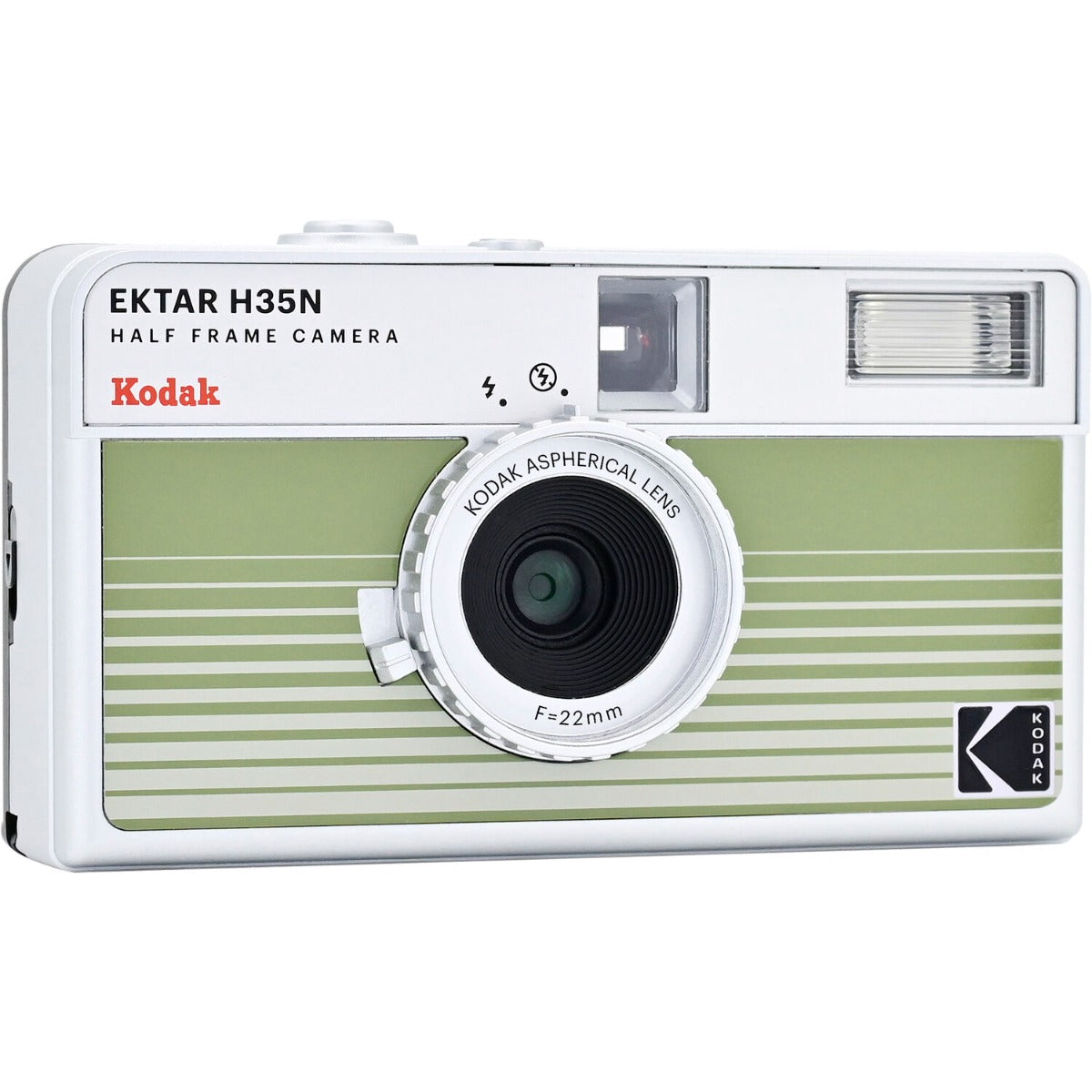 Kodak Ektar H35N Half Frame Camera - Striped Green 