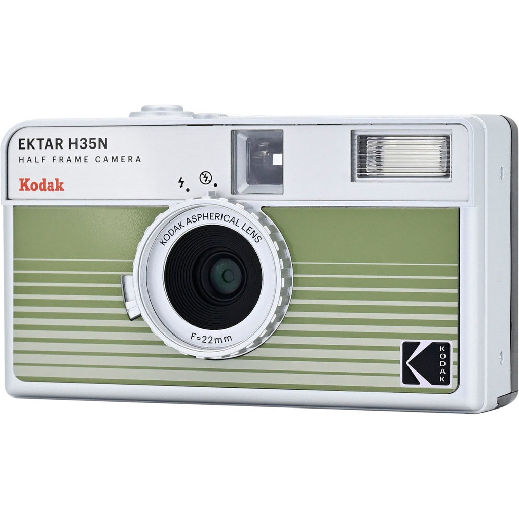 Kodak Ektar H35N Half Frame Camera - Striped Green 