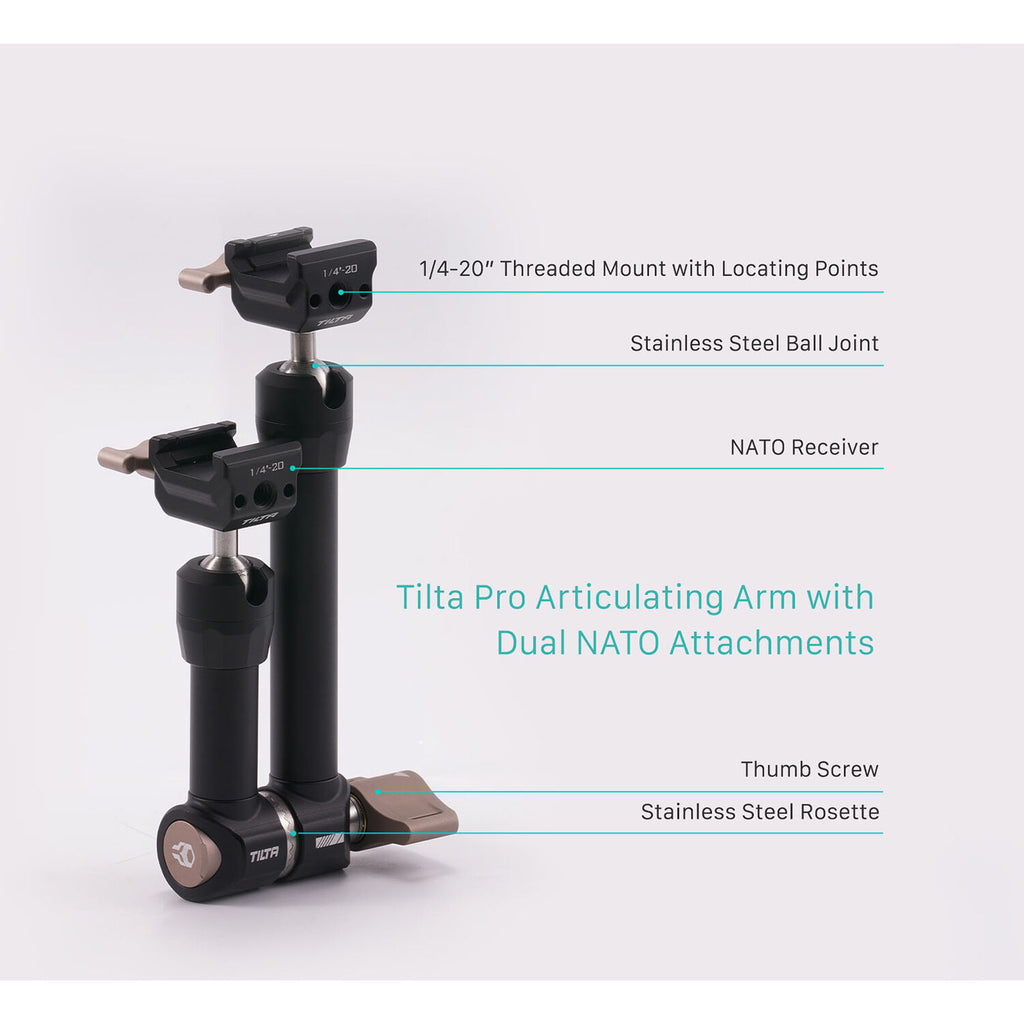  Tilta 10-inch Universal Joint - NATO interface - Black 