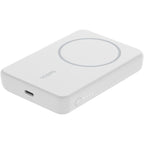Belkin BoostCharge 5K Magnetic Wireless Power Bank with Stand (White)