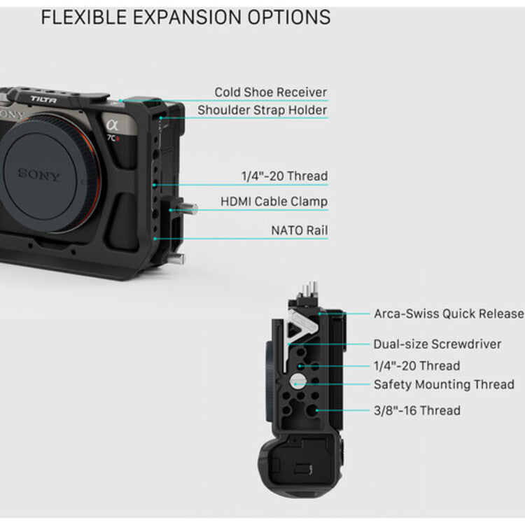 Tilta Sony A7C II/A7C R Semi-Cage - Black