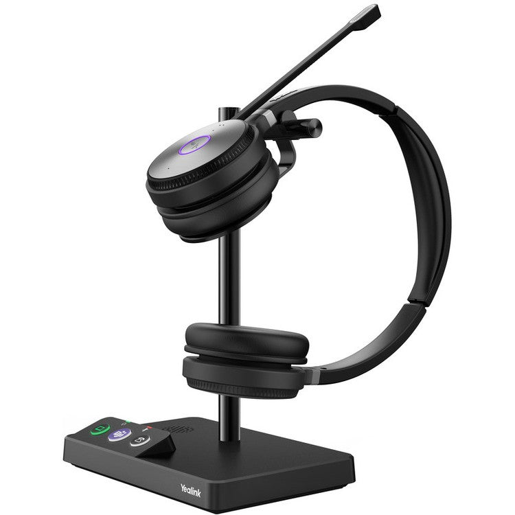 Yealink WH62 MS Stereo DECT Wireless Headset with Base Station