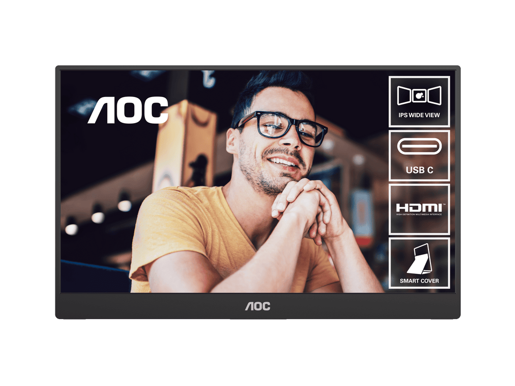 AOC 16T20 15.6" FHD 60Hz 20ms IPS Monitor