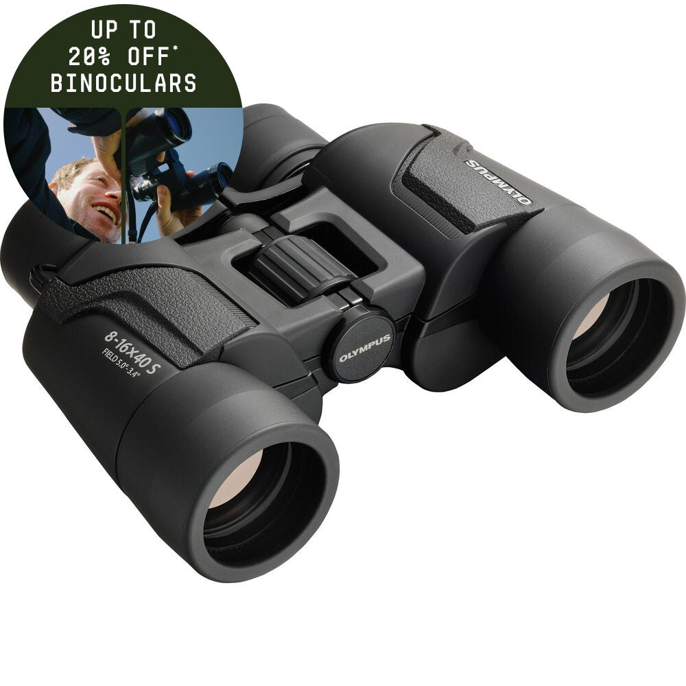 OM System 8-16x40 S Zoom Binoculars