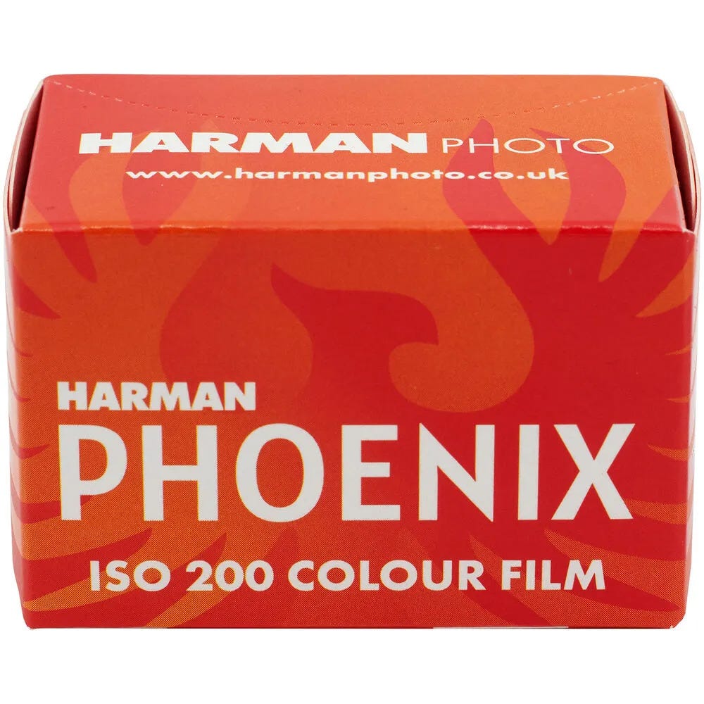 Expired Harman Phoenix 200 Colour Negative Film (35mm Roll Film