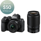 Nikon Z50 II Mirrorless Camera with 16-50mm & 50-250mm Lenses