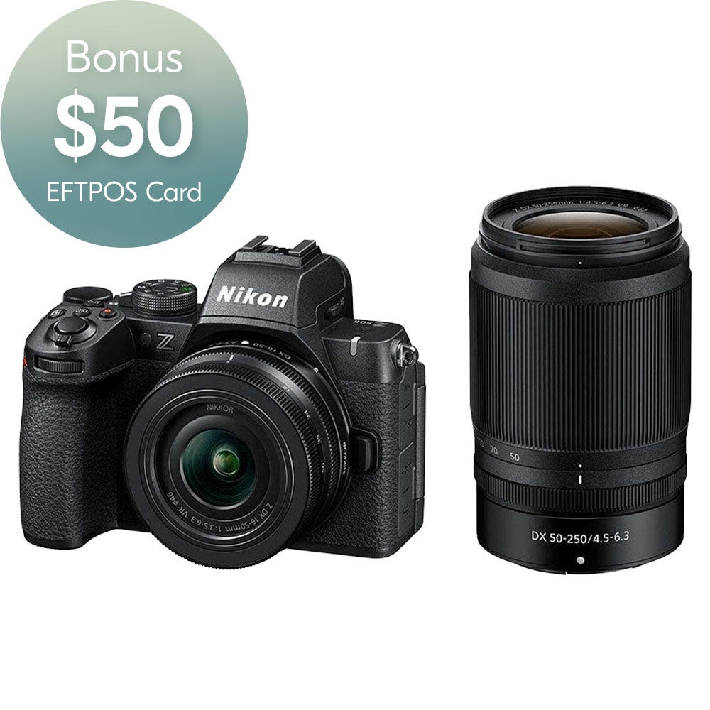 Nikon Z50 II Mirrorless Camera with 16-50mm & 50-250mm Lenses