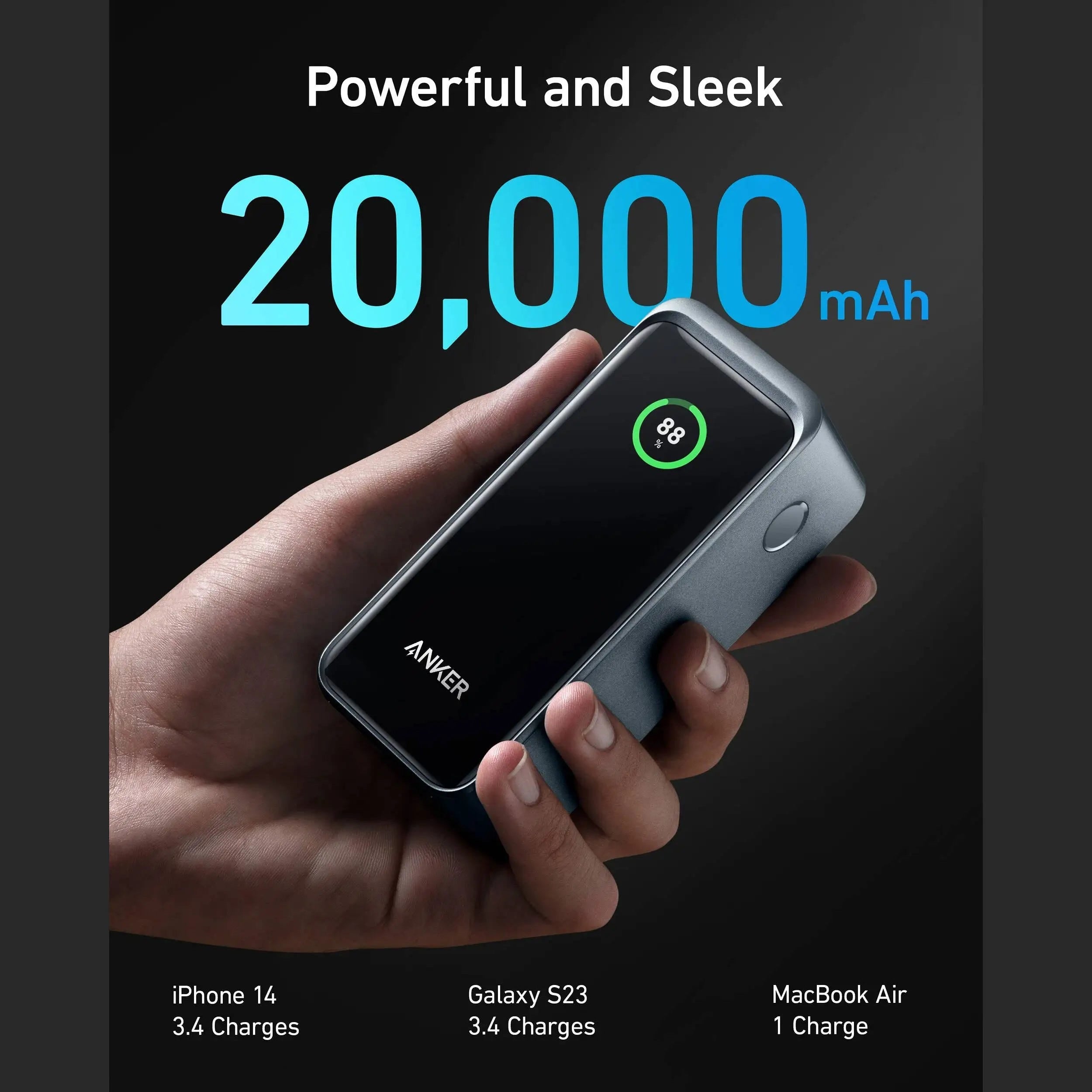 Anker Prime 20000mAh 200W Power Bank with 100W Charging Base Bundle