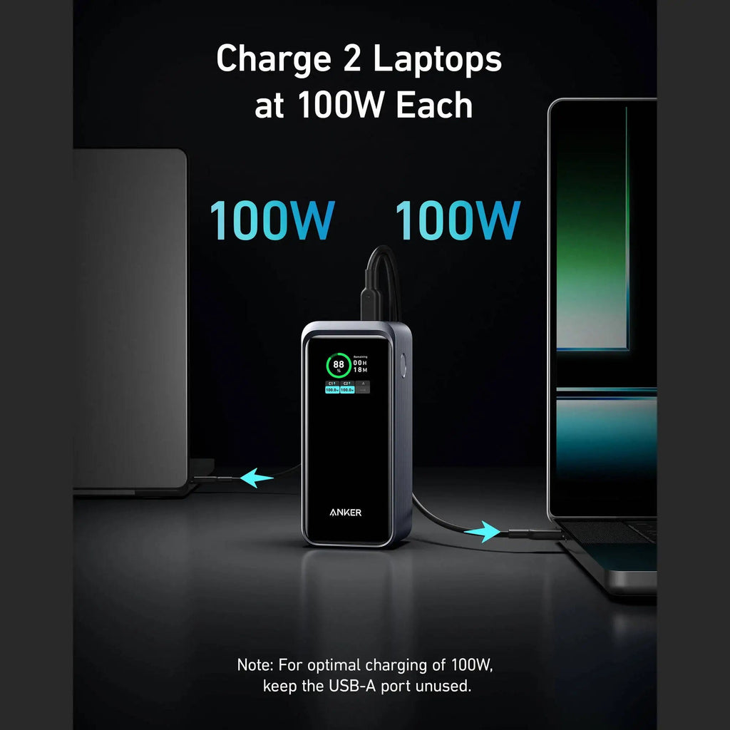Anker Prime 20000mAh 200W Power Bank with 100W Charging Base Bundle
