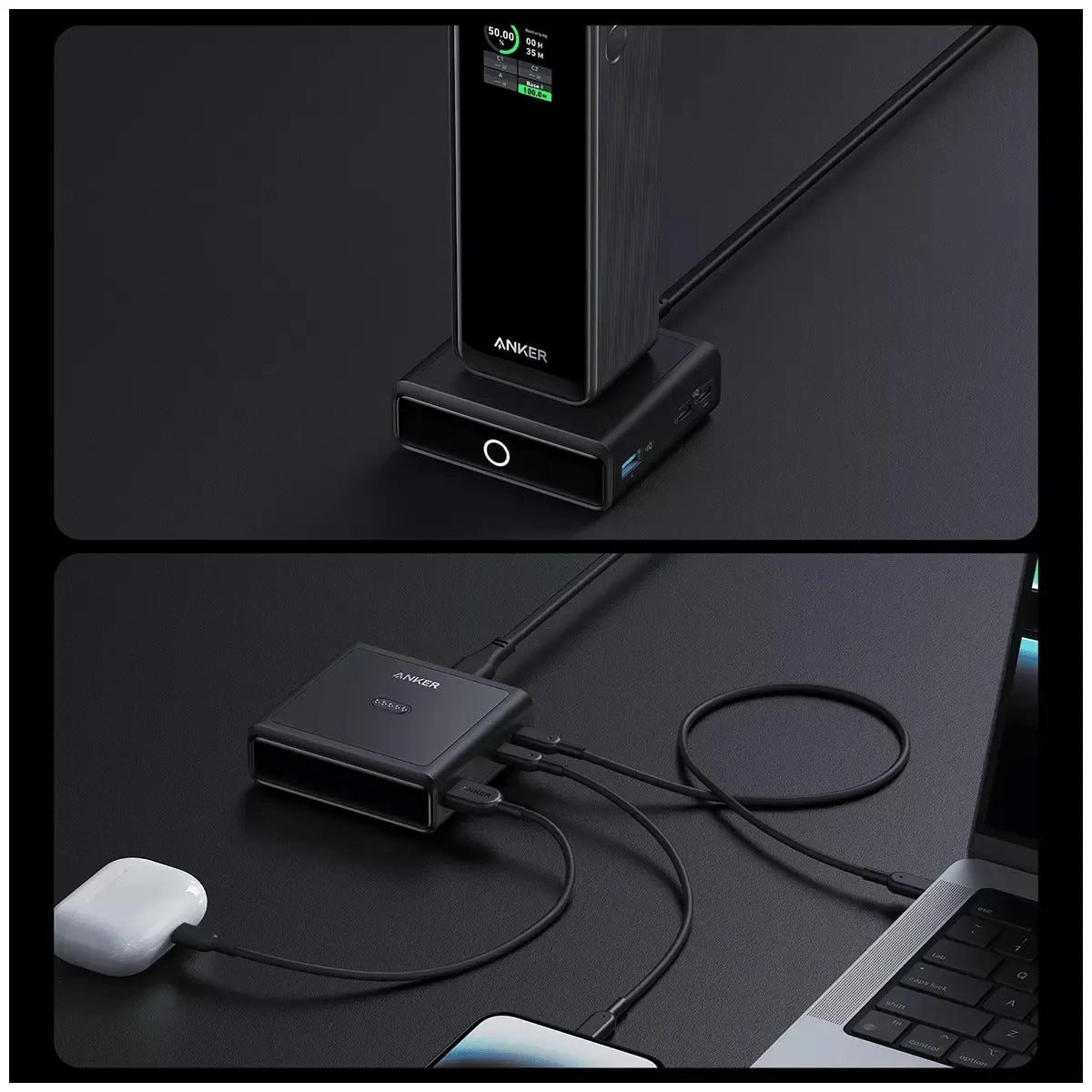 Anker Prime 20000mAh 200W Power Bank with 100W Charging Base Bundle