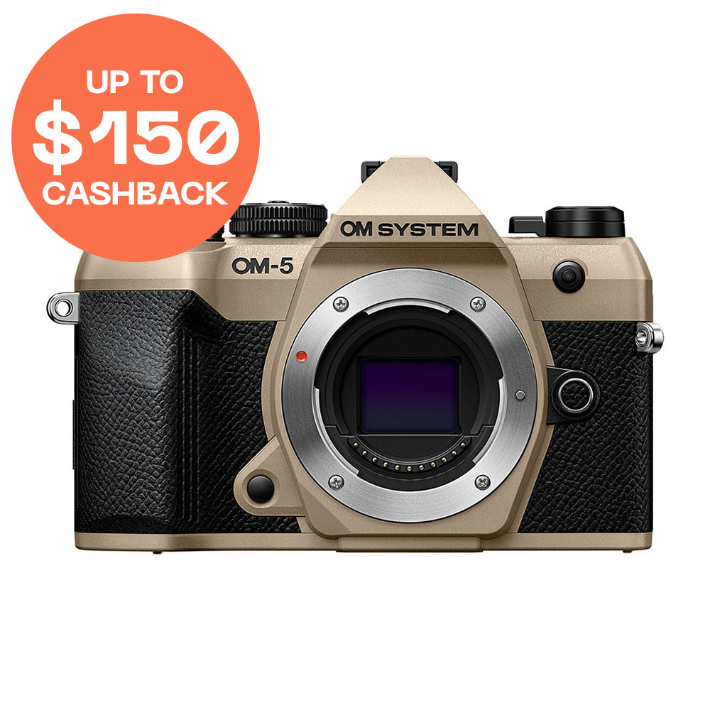 OM SYSTEM OM-5 II Mirrorless Camera - Sand Beige