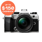 OM SYSTEM OM-5 II 12-45mm Lens Kit- Silver