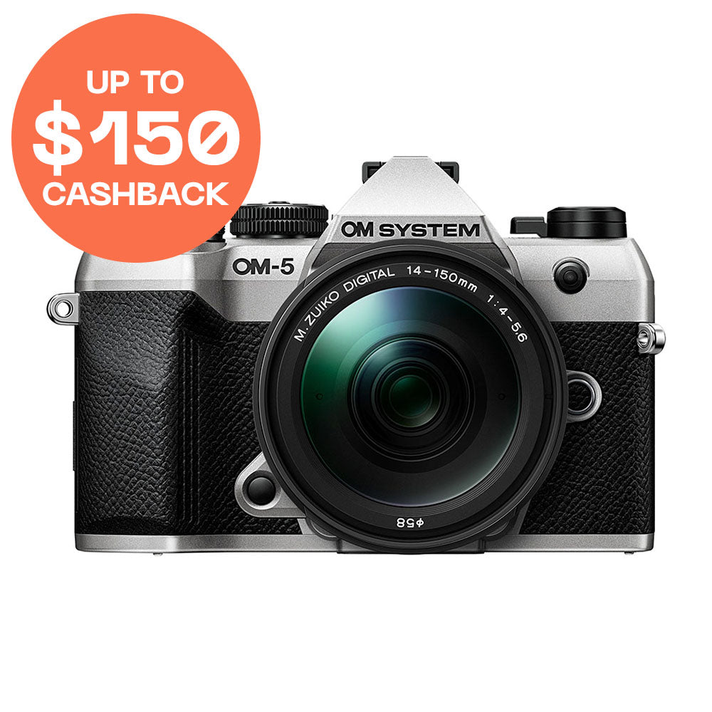 OM SYSTEM OM-5 II 14-150mm Lens Kit- Silver