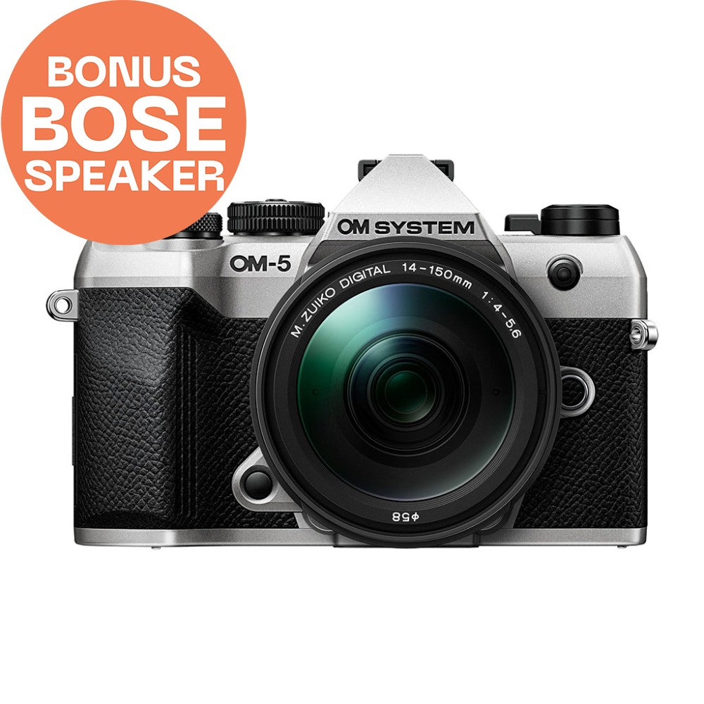 OM System OM-5 II 14-150mm Lens Kit- Silver
