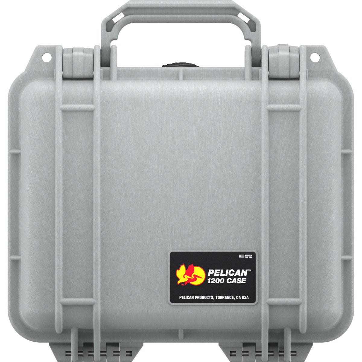 Pelican 1200 Case without Foam - Silver
