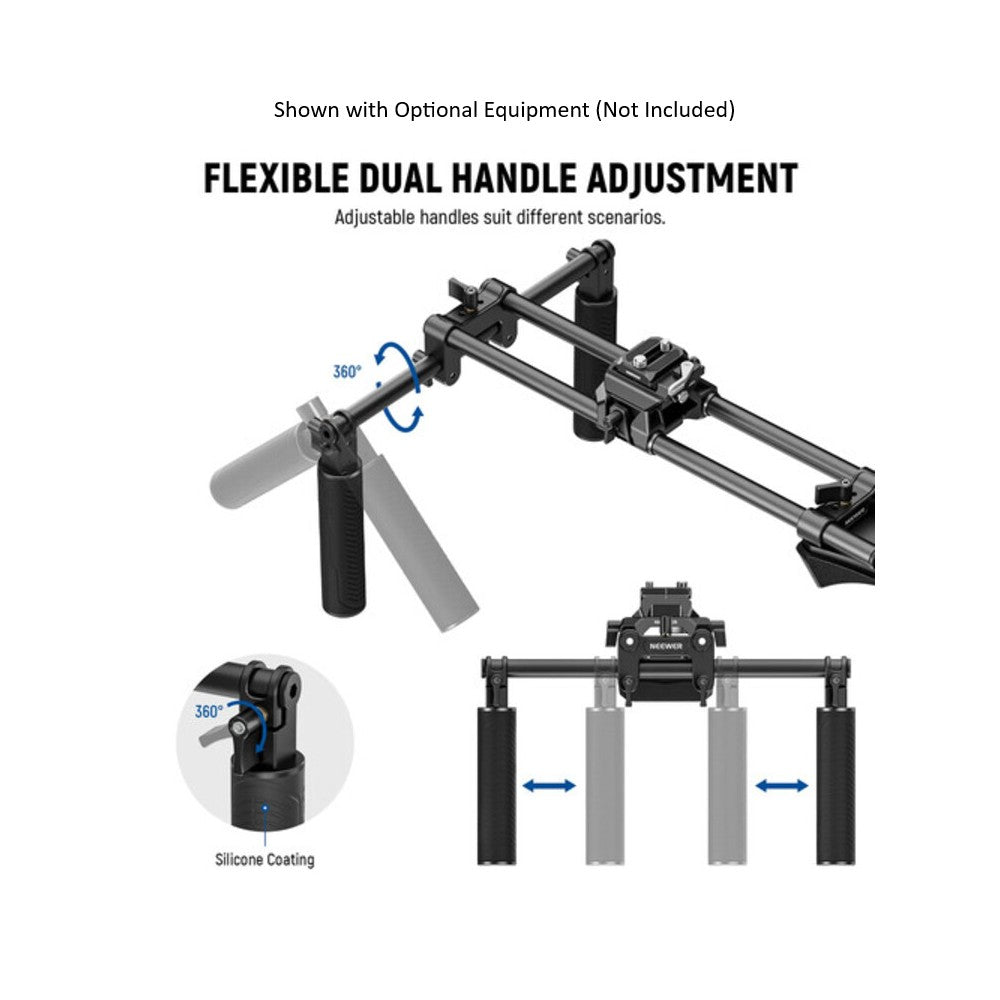 NEEWER SR007 Universal Shoulder Rig with Arca-Swiss QR System