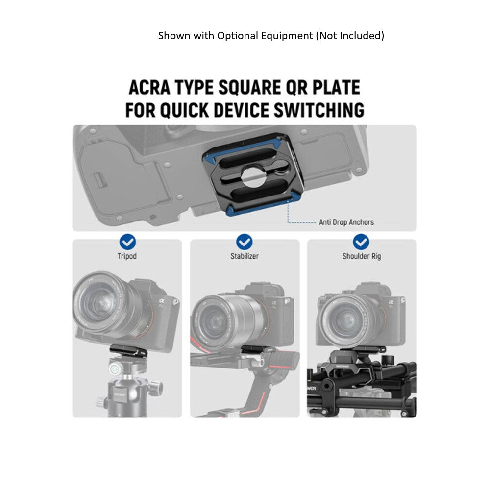 NEEWER SR007 Universal Shoulder Rig with Arca-Swiss QR System