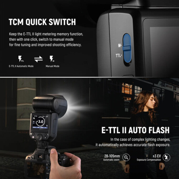 NEEWER Z2-C TTL Round Head Flash Speedlite - Canon