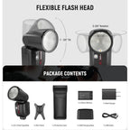 NEEWER Z2-C TTL Round Head Flash Speedlite - Canon