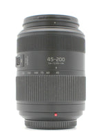 Used Panasonic G45-200mm f4-5.6 G Vario MEGA O.I.S.Lens S/N XT9EA101128
