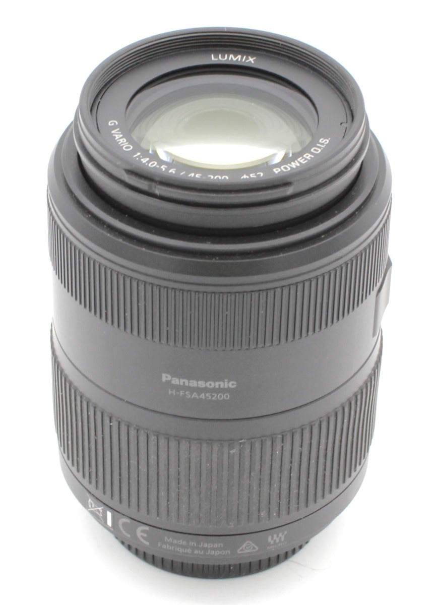 Used Panasonic G45-200mm f4-5.6 G Vario MEGA O.I.S.Lens S/N XT9EA101128