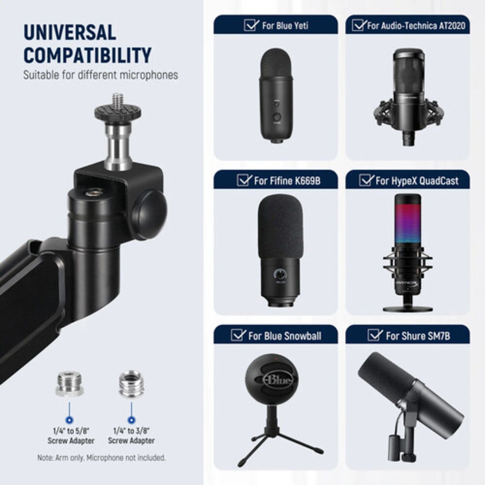 NEEWER MS002 Low Profile Microphone Arm