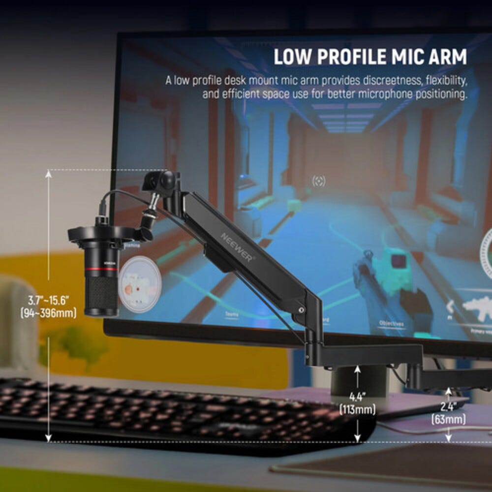 NEEWER MS002 Low Profile Microphone Arm