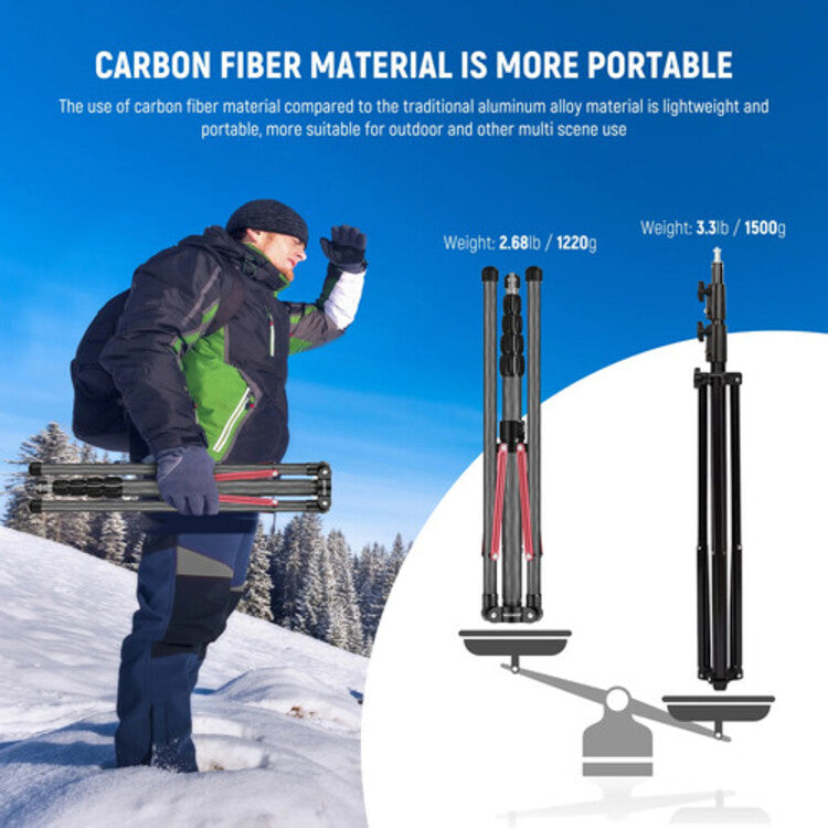 NEEWER ST250R 250cm Carbon Fiber Light Stand