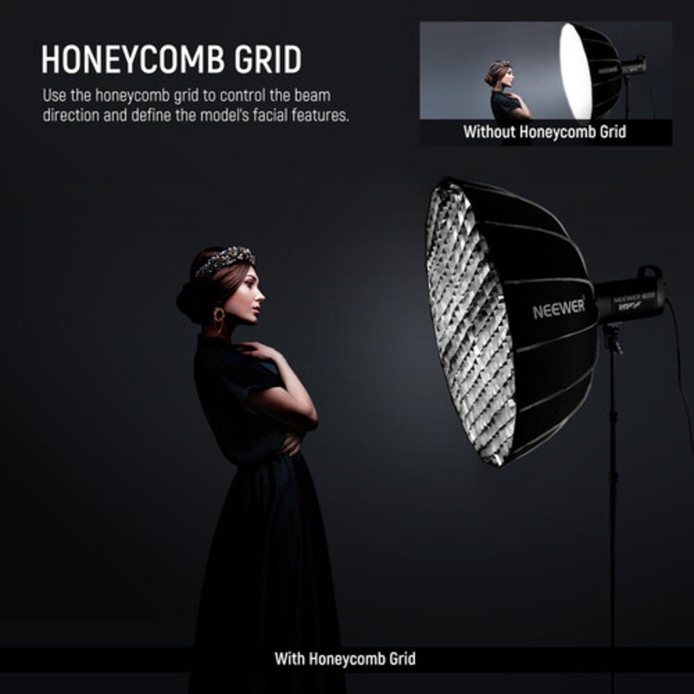 NEEWER NS85U 85cm Quick Release Parabolic Hexadecagon Bowens Mount Softbox