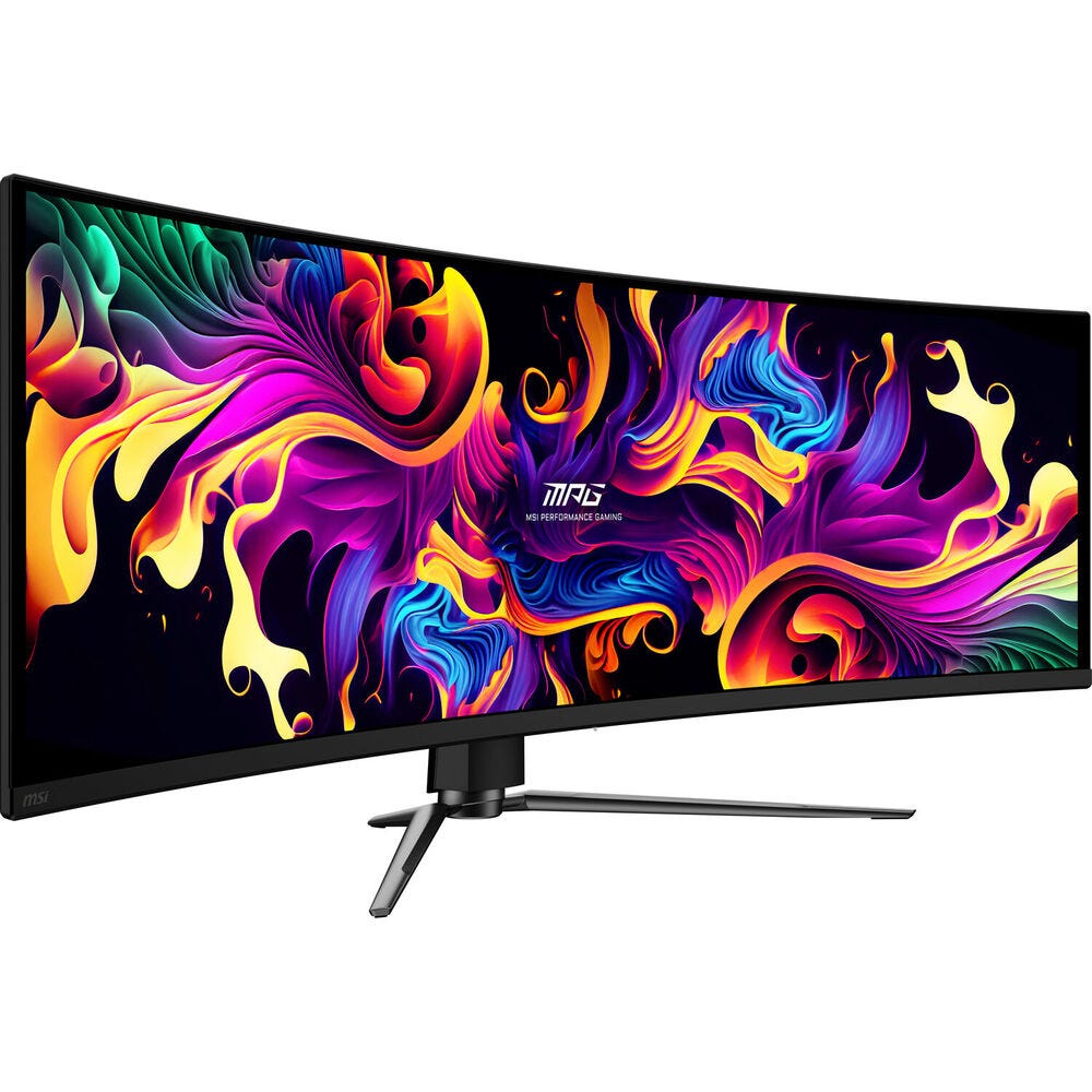 MSI MPG 491CQP QD-OLED 49" 144Hz DQHD Curved QD-OLED Gaming Monitor