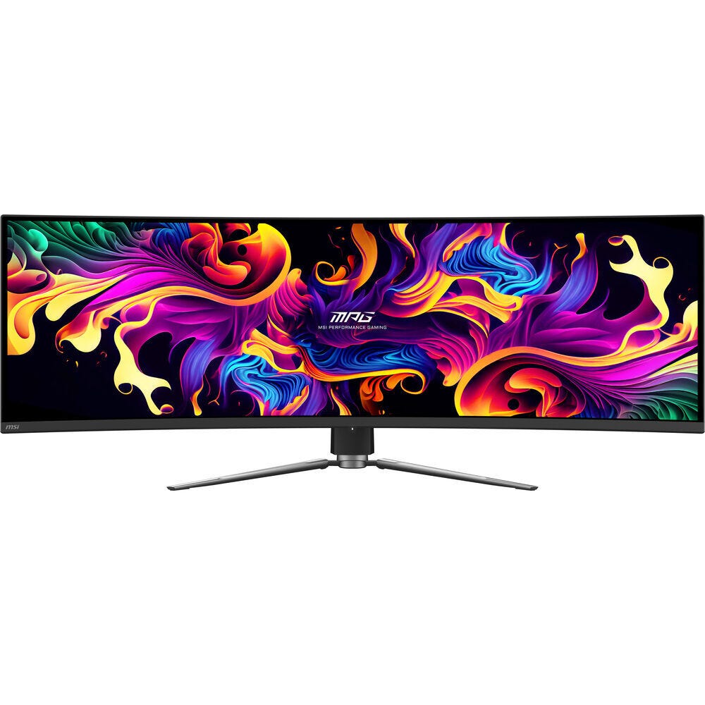 MSI MPG 491CQP QD-OLED 49" 144Hz DQHD Curved QD-OLED Gaming Monitor