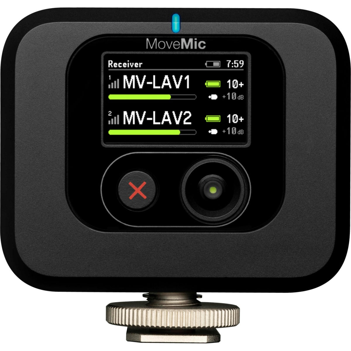 Shure MoveMic Two Receiver Kit - Two-Channel Wireless Lavalier Microphone System