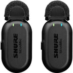Shure MoveMic Two Receiver Kit - Two-Channel Wireless Lavalier Microphone System