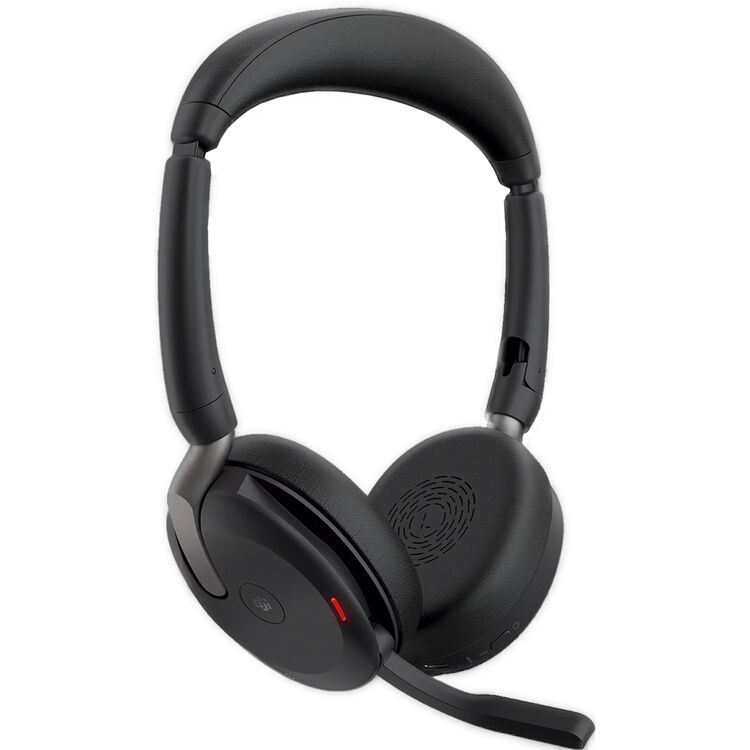 Jabra Evolve2 65 Flex UC USB-C Stereo ANC Bluetooth Headset with Charging Stand 