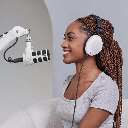 Rode NTH-100 Professional Over-Ear Headphones - White 