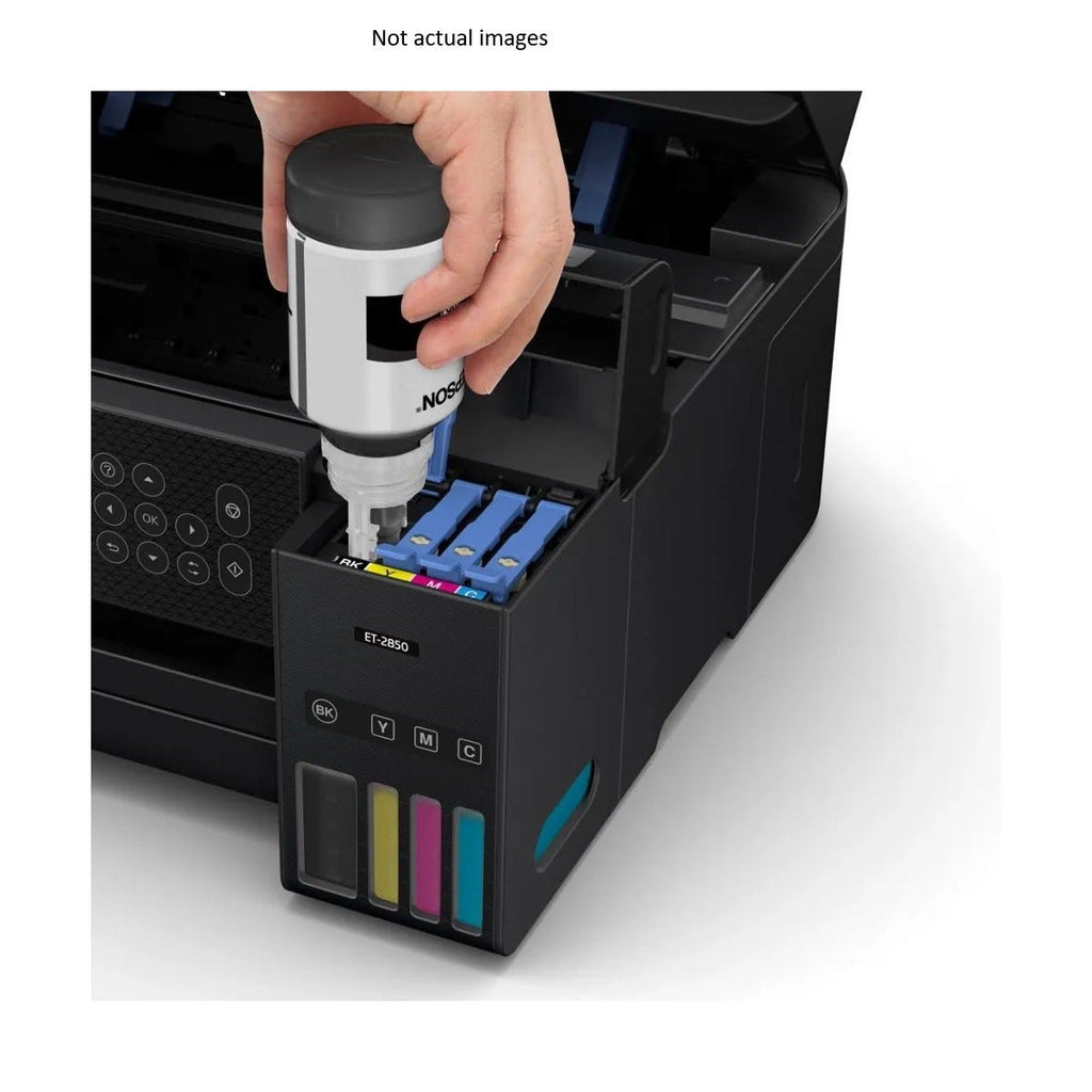 Used Epson EcoTank ET-2850 4 Colour Multifunction Printer SN XAFE022210