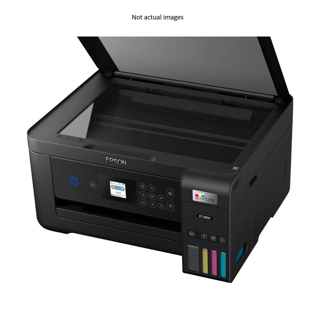 Used Epson EcoTank ET-2850 4 Colour Multifunction Printer SN XAFE022210