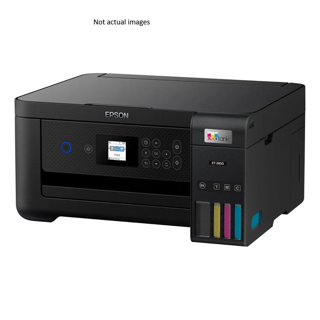 Used Epson EcoTank ET-2850 4 Colour Multifunction Printer SN XAFE022210