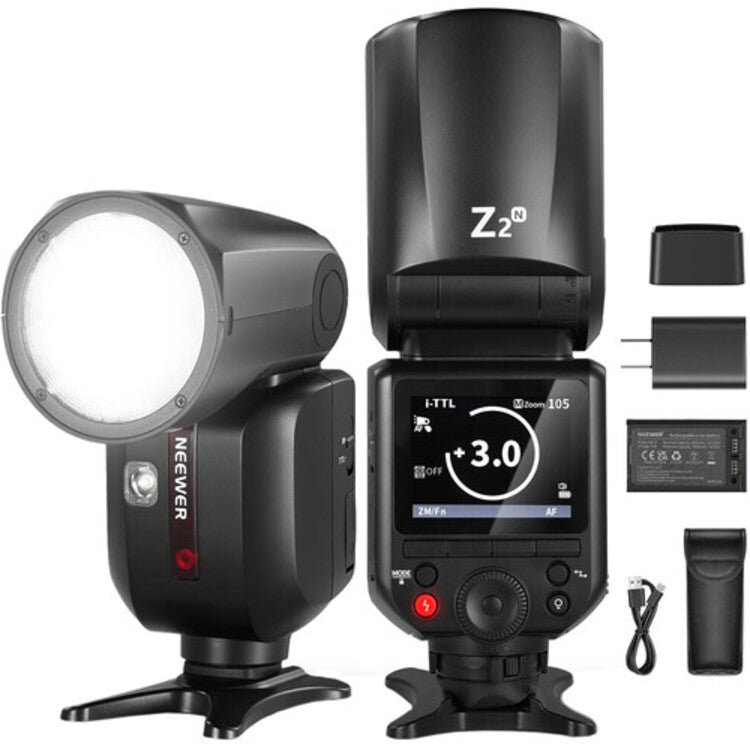 NEEWER Z2-N TTL Round Head Flash Speedlite - Nikon
