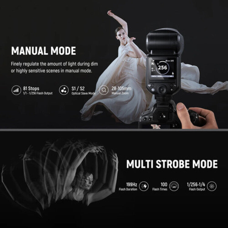 NEEWER Z2-N TTL Round Head Flash Speedlite - Nikon